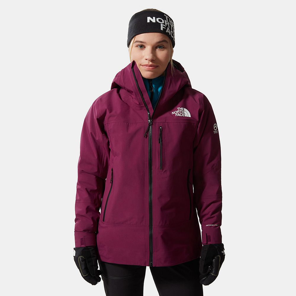 The North Face Insulated Jacket Womens Australia - The North Face Summit Futurelight™ Purple Mountai